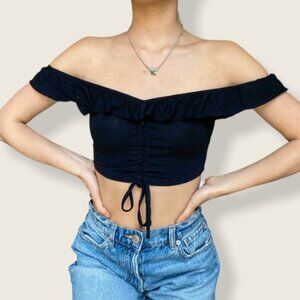 TOPSHOP Petite Ruched Tank